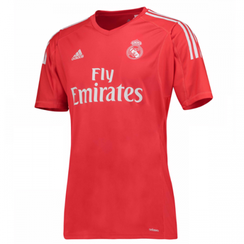 Real Madrid Goalkeeper 2017/18 Red Soccer Jersey Shirt